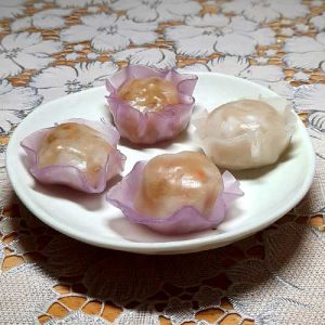 Há cảp môn, hoa cảo, há cảo chay, há cảo chiên