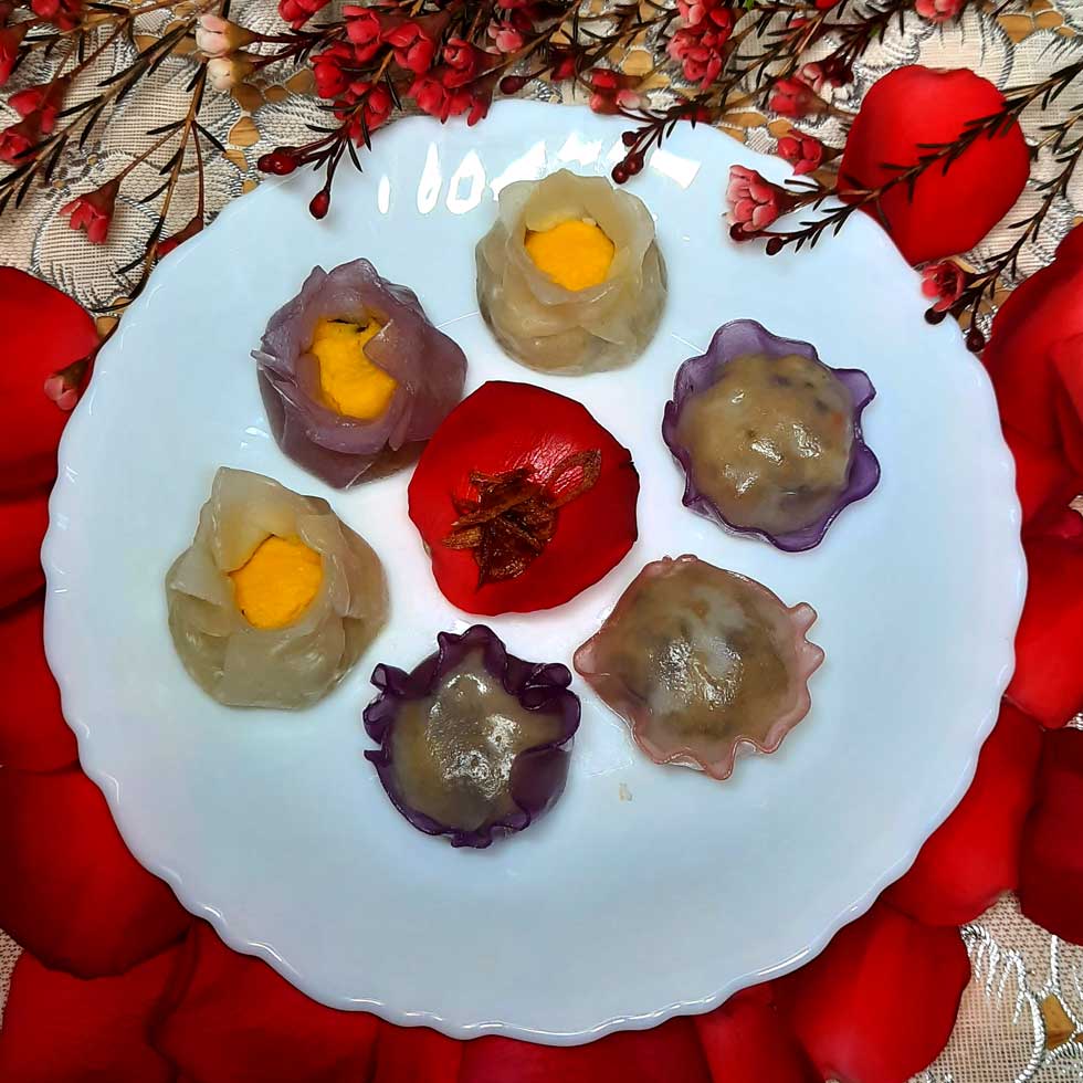 há cảo chay, há cảo chiên Ban Hương là Dimsum Xanh sạch tự nguyên